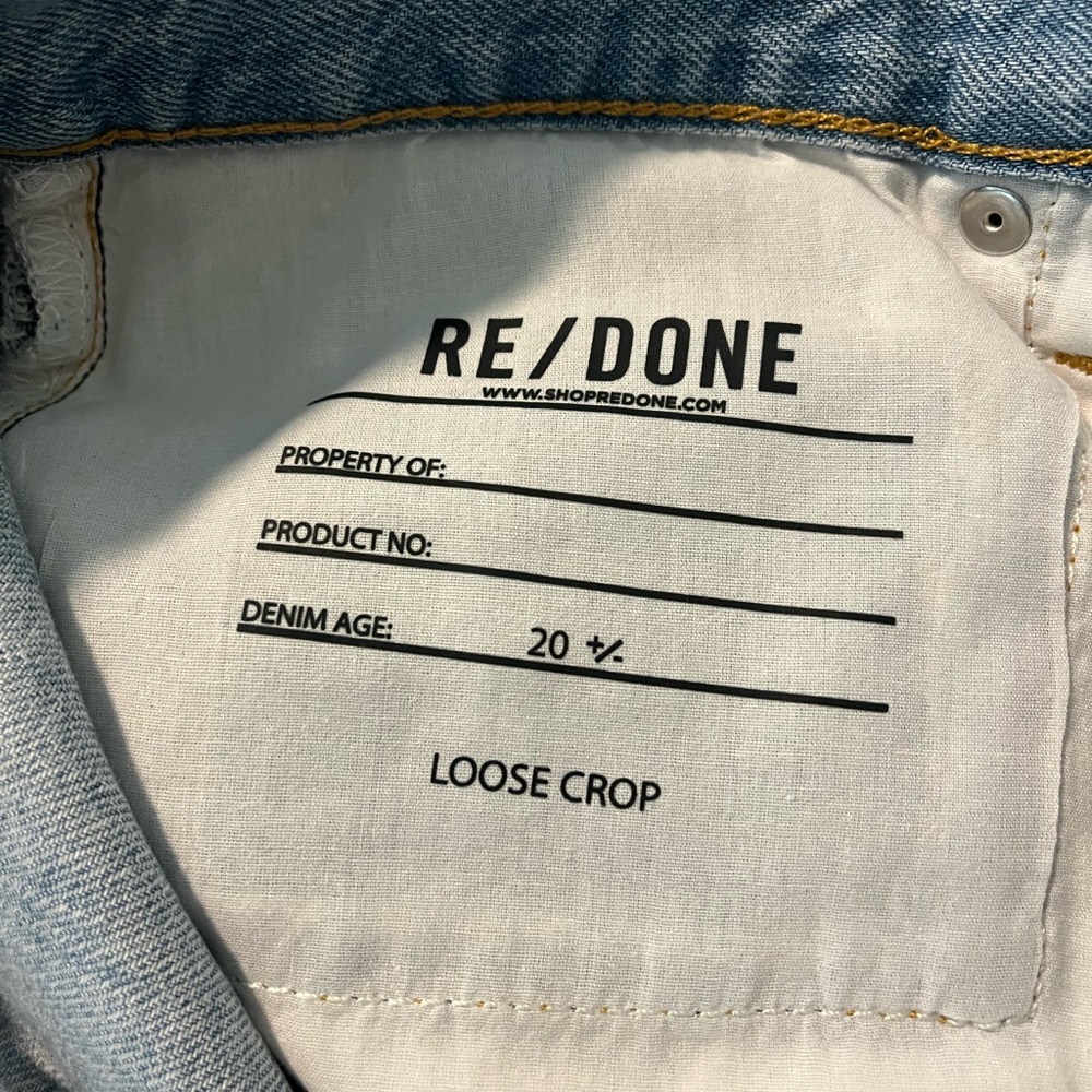 Re/Done 70s Ultra High Rise Stove Pipe Jeans - Picture 7 of 7